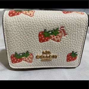 Coach Strawberry Wallet🍓